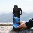 thumbnail image 7 of Fotbe Blue Viper Snake Pattern 18 Oz Sports Insulated Kettle Vacuum Cup Stainless Steel Travel Mug Cup Thermal Flask,Insulated Kettle for Cycling Gym Basketball Outdoor, 7 of 7