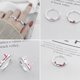 thumbnail image 3 of 2 anillos creativos de becerro de año de buey, anillo de apertura ajustable, elegante anillo unisex., 3 of 5