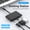 black, variant on DOONJIEY 3 in 1 USB-C Docking Station Muliti-Port Adapter  Type-C to VGA1080P+PD 100W+USB 3.0(5Gbps) Hub for Samsung Macbook Pro/Air ipad