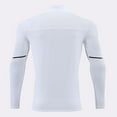 thumbnail image 3 of VSSSJ Men's Long Sleeve 1/4 Zip Athletic Shirts Slim Fit Mock Neck Quick Dry Hiking Shirts Muscle Lightweight Gym Running T Shirt White M, 3 of 3
