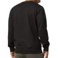 thumbnail image 3 of Men's Pullover Crew Neckline Lightweight Fleece Sweatshirts, Black 3XL, 3 of 3
