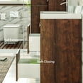 thumbnail image 5 of Eviva Lugano 48" Rosewood Modern Bathroom Vanity with White Integrated Acrylic Sink, 5 of 7