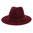 thumbnail image 1 of CNKOO Fedora Adjustable Breathable Felt Men Vintage Style Hat for Hiking, 1 of 9