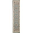 thumbnail image 1 of Rugs.com Rabia Collection Rug – 3' x 13' Runner Blue Low Rug Perfect For Hallways, Entryways, 1 of 8