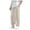 Khaki, variant on Kureaily Mens Solid Sweatpants Casual Harem Pants Sportswear Trousers With Pockets