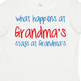 thumbnail image 4 of Inktastic What Happens at Grandma's Boys or Girls Toddler T-Shirt, 4 of 5