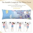 thumbnail image 5 of Hello Kitty Anime Body Pillow Cover Ultra Soft Microfiber Pillowcases with Hidden Zipper Closure 20x54inch, 5 of 5