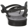 thumbnail image 3 of Jerusalem Sandals Men's The Good Shepard Buckled Toe-Ring, Black, Size 11.0, 3 of 5