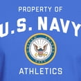 thumbnail image 3 of CafePress - Property Of U.S. Navy Athletics Dark T Shirt - Men's Classic Graphic Cotton T-Shirt, 3 of 4