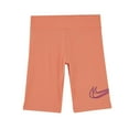 thumbnail image 3 of Nike Dance Biker Womens Active Shorts Size Xs, Color: Orange/Crimson, 3 of 3