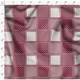 thumbnail image 4 of Soimoi Poly Canvas Red Fabric By the Yard - 56 Inch Wide -Geometric Material - Artistic and Modern Patterns for Various Uses Printed Fabric, 4 of 6