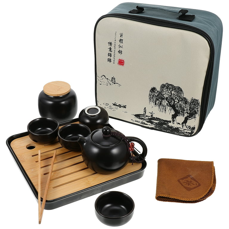 Ceramic Travel Tea Set
