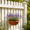 thumbnail image 4 of 5pcs Hanging Pots for Plants Outdoor, Hanging Planter Basket Brown Wall Hanging Plants Pot with Chain and Drainage Holes for Indoor Outdoor Patio, 4 of 5