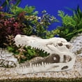 thumbnail image 6 of Dinosaur Aquarium Decorations Fish Figurine Triceratops Skull Novelty Dinosaur Fish Tank Decorations Resin Ornament Decorate for garden and home, 6 of 9
