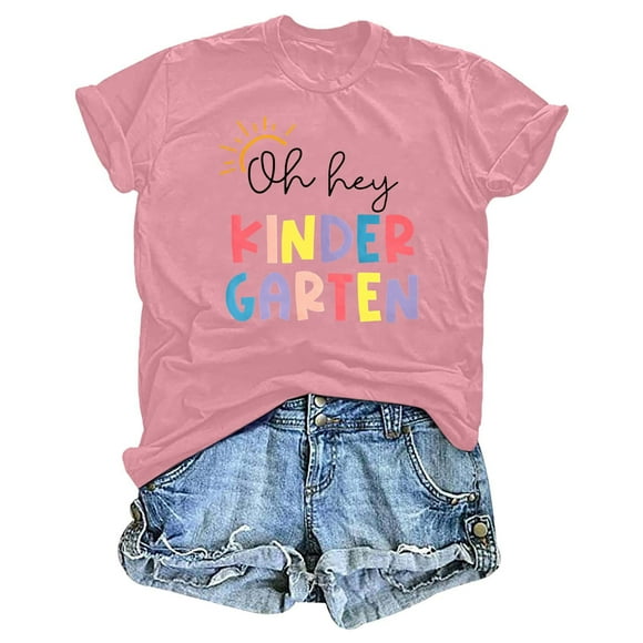 Stylish Women's T-Shirts Versatile Teacher Shirts for Everyday Wear Back to School Outfits and Casual Occasions