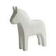 thumbnail image 1 of Figura de caballo Dala sueco de madera tallada a mano, decoración de mesa, estatua nórdica para Blanco, 1 of 9