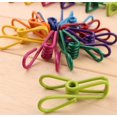 thumbnail image 1 of Pinzas de metal TANGJMXG 2 pulgadas colores aleatorios recubiertas de PVC alta elasticidad, 1 of 5