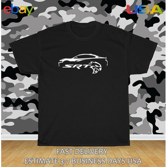 SRT Hellcat 707 Logo Men's T-Shirt American Size T-Shirt