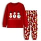 thumbnail image 3 of Pijamas de Navidad para bebés, niños y niñas, traje de reno, Papá Noel, Año Nuevo, conjunto de ropa de dormir de dibujos animados, ropa para niños pequeños, 3 of 4