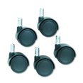 thumbnail image 4 of Master Caster Safety Casters Castors, Standard Neck, Matte Black, 4 of 4