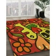thumbnail image 3 of Ahgly Company Machine Washable Indoor Rectangle Transitional Crimson Red Area Rugs, 2' x 5', 3 of 7