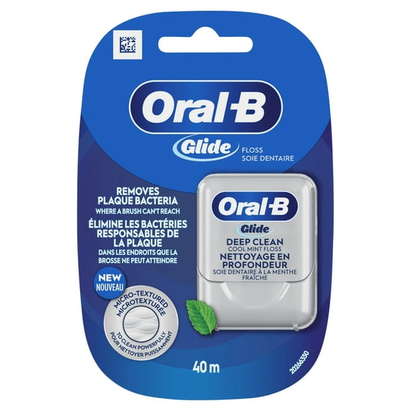 Oral-B Glide Pro-Health Deep Clean Dental Floss, Cool Mint, 40 m