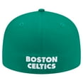 thumbnail image 4 of Men's New Era  Kelly Green Boston Celtics Deceptor 59FIFTY Fitted Hat, 4 of 5