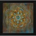 thumbnail image 2 of Danhui Nai 15x15 Black Modern Wood Framed Wall Art Titled - Bombay Bohemian, 2 of 6