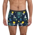 thumbnail image 4 of Wukai Space and Animals Print Men’s Underwear Breathable Boxer Briefs,&nbsp;Moisture Wicking & Breathable-X-Large, 4 of 7