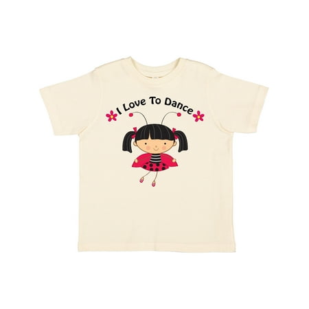 

Inktastic I Love to Dance Ladybug Gift Toddler Toddler Girl T-Shirt