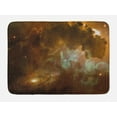 thumbnail image 1 of Constellation Bath Mat, Dusty Nebula Spiral Galaxy in Billions of Stars Infinity, Non-Slip Plush Mat Bathroom Kitchen Laundry Room Decor, 29.5 X 17.5 Inches, Pale Coffee Mint Green White, Ambesonne, 1 of 2