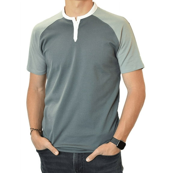 Short Sleeve Henley