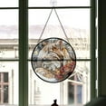 thumbnail image 3 of Bobcat Ornament Christmas 2025, Bobcat Stained Glass Window Hanging – Artistic Handmade Glass Ornament, Perfect for Nature Lovers, 3 of 5