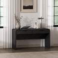 thumbnail image 2 of Bureau de bureau Moderne Grace de 54 Po, Noir (2 Tiroirs), 2 of 8
