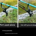 thumbnail image 6 of Support Rack with Stake Rod Holder Portable Mount Bracket Rod Stand, 6 of 13