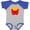 Baseball Heather and Royal, variant on Inktastic French Fries Funny Food Boys or Girls Baby Bodysuit