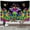 Black, variant on Alien Cool Blacklight Tapestries, Magical Trippy Psychedelic Mushroom UFO Fantasy Wall Hanging Tapestry Home Decor for Bedroom Living Room Dorm Apartment 60x40inches