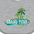 thumbnail image 4 of Inktastic Grand Turk Island Boys or Girls Baby Bib, 4 of 4
