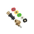 thumbnail image 3 of braveheart Ensemble d'Adaptateurs pour Laveuse à Pression Durable, Coupleur Pivotant Réglable pour K2 K3 K4 5 Angles 5 Buses 5 Angles 5 Buses 24,4 mm, 3 of 6