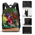 thumbnail image 3 of Trolls Band Together Anime Print School Bag 3 Pcs Set, Backpack, Lunch Bag, Pencil Storage Bag, 3 of 8