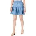 thumbnail image 1 of maison Jules Falda con gradas sin cordones para mujer, azul, extra pequeña, 1 of 2