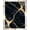 Black, Pattern 5, variant on ODIKA 4'x6' Machine Washable Non-Slip Area Rug, Abstract Waves Indoor Contemporary Floor High Traffic Rug, Gold, 127385