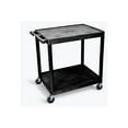 thumbnail image 2 of LUXOR TC22-B Large Flat Shelf Cart - Two Shelves, 2 of 2