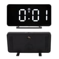 thumbnail image 4 of Verdant Touch L E D Espejo Electrónico Reloj Digital Espejo Despertador 5V Doble Alarma Función de Snooze Espejo LED Reloj Electrónico para Decoración del Hogar Dormitorio, 4 of 14
