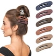 thumbnail image 1 of Pinzas para el cabello pequeñas y planas para mujer, pinzas para cabello fino, paquete de 6 accesorios para el cabello, 1 of 5