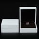 thumbnail image 5 of Jumpingount Caja de anillo Organizador cuadrado Pantalla Sostener Llevar Caja de joyería Embalaje Joyas Regalo de boda Presente Ligero Ropa, zapatos y accesorios Miscelánea Jumpingount  AP018020-00, 5 of 6