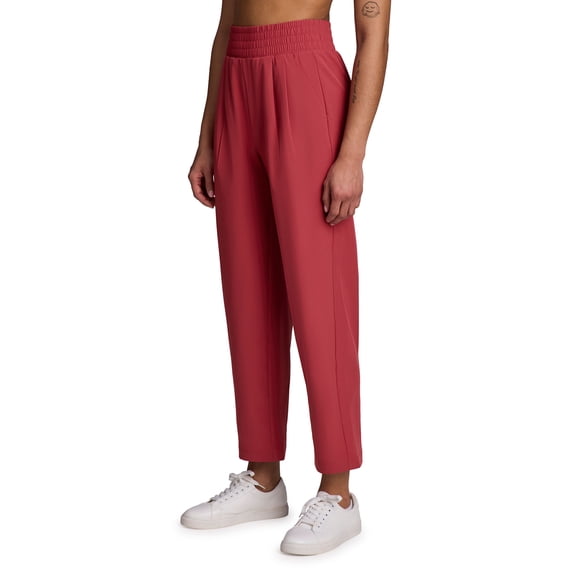 RBX Active Women's Quick Drying Stretch Woven Wide Leg Ankle Pants