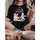 thumbnail image 1 of [Raggedy Ann & Andy Tee] Casual Raggedy Ann & Andy Graphic Print T-Shirt - 1pc, Cotton Knit Fabric, Medium Stretch, All-Season Comfort, Fashionable Summer Top, 1 of 5