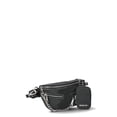 thumbnail image 5 of Madden NYC Women's Double Pocket Chain Fanny Pack, Black, 5 of 6
