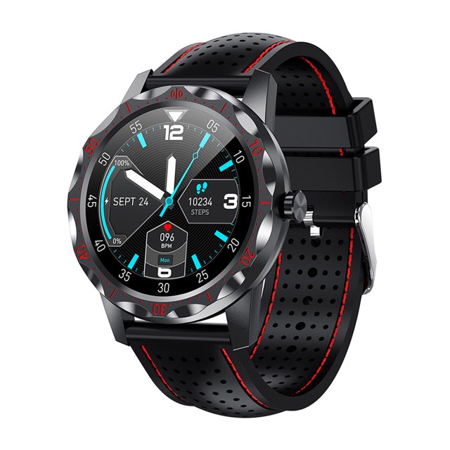 Sky1 Plus Reloj Inteligente 1.28In Tft Pantalla Completamente Táctil Bluetooth 5.1 Monitor de Sueño Colmi Rojo negro
